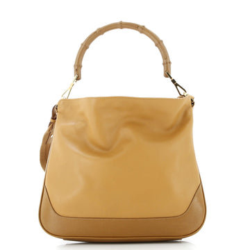 Diana Bamboo Shoulder Bag Leather Small