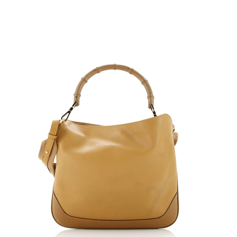 Diana Bamboo Shoulder Bag Leather Small