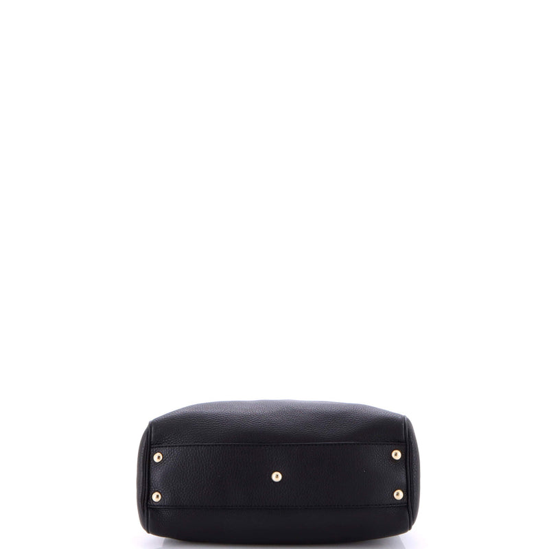 Bamboo Shopper Tote Leather Small