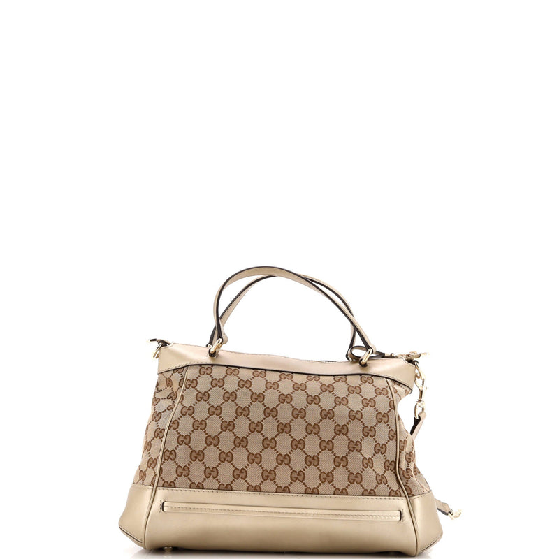 Mayfair Convertible Tote Gg Canvas Small