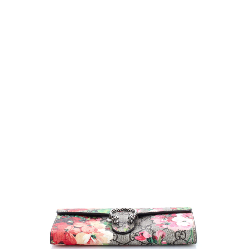 Dionysus Chain Wallet Blooms Print Gg
