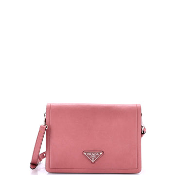 Full Flap Shoulder Bag Glace Calf Small