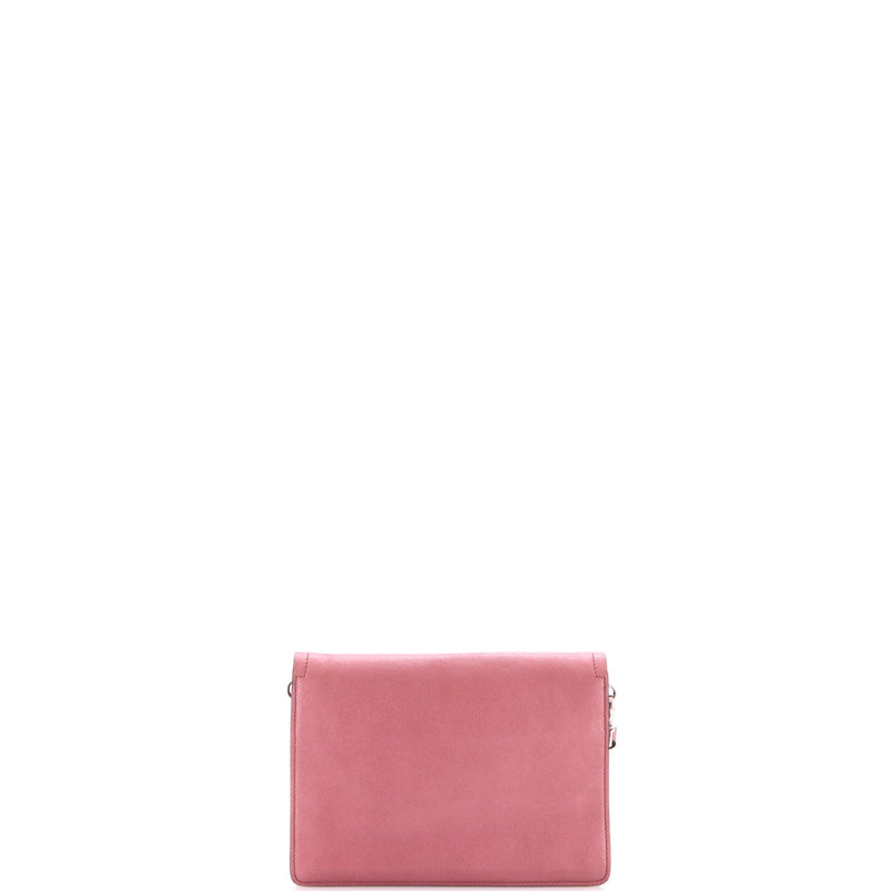 Full Flap Shoulder Bag Glace Calf Small