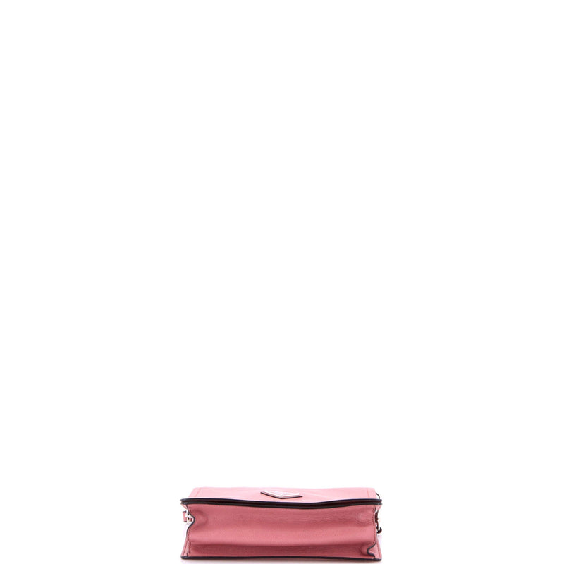 Full Flap Shoulder Bag Glace Calf Small