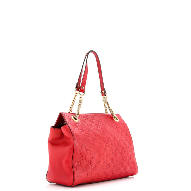 Soft Signature Shoulder Bag Guccissima