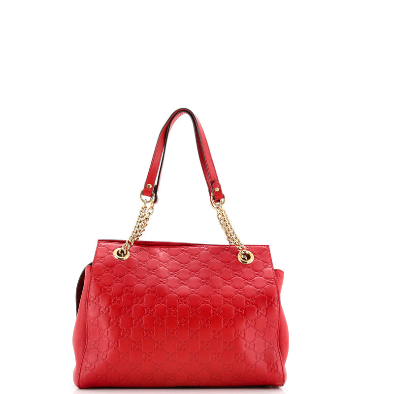 Soft Signature Shoulder Bag Guccissima