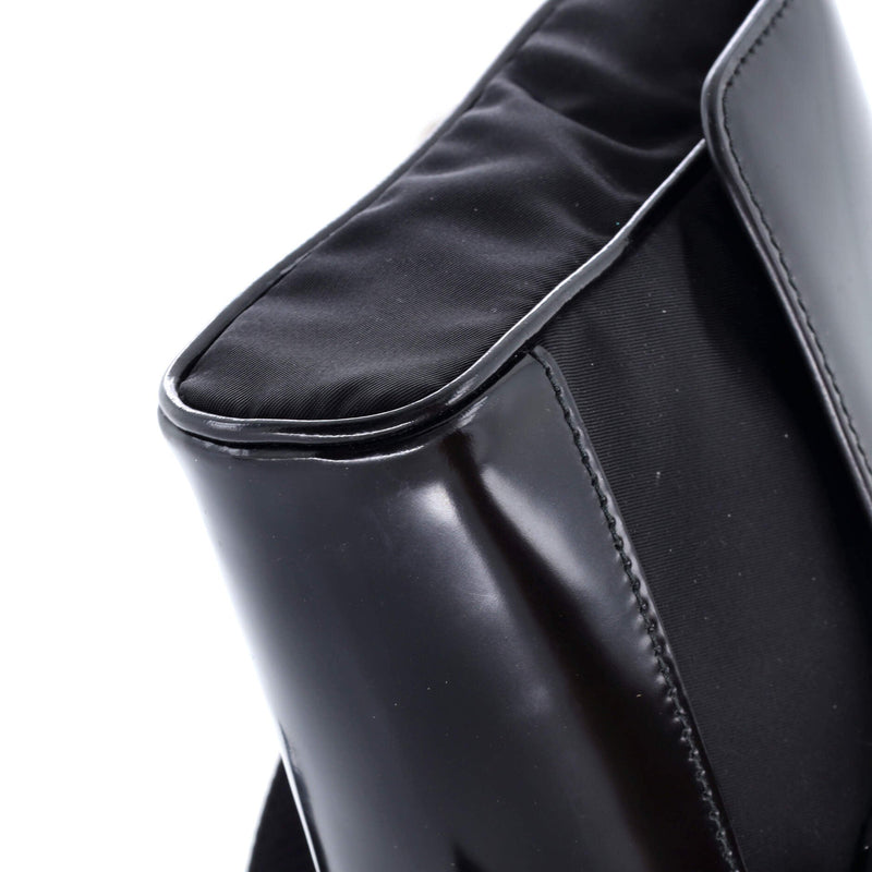 Buckle Flap Crossbody Bag Re-Nylon And