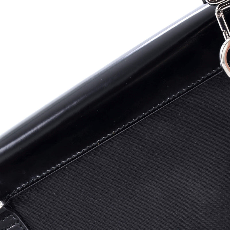 Buckle Flap Crossbody Bag Re-Nylon And