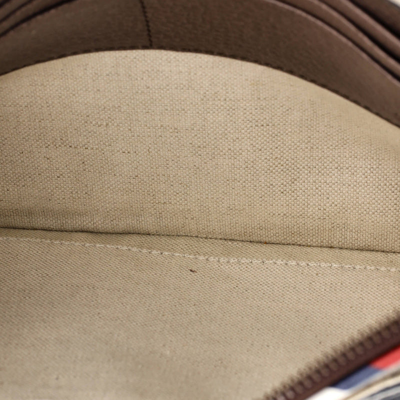 Courrier Pouch Gg Coated Canvas With