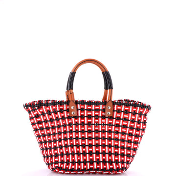 Bistro Panier Bag Woven Faux Leather