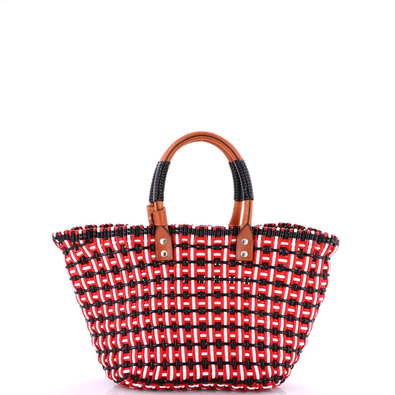 Bistro Panier Bag Woven Faux Leather