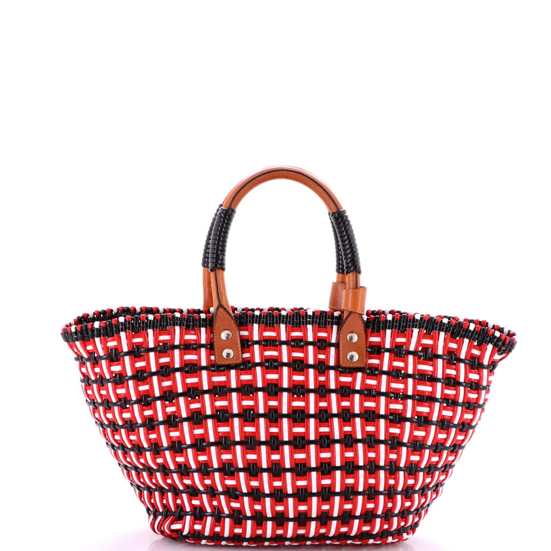 Bistro Panier Bag Woven Faux Leather