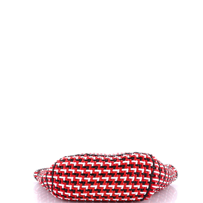 Bistro Panier Bag Woven Faux Leather