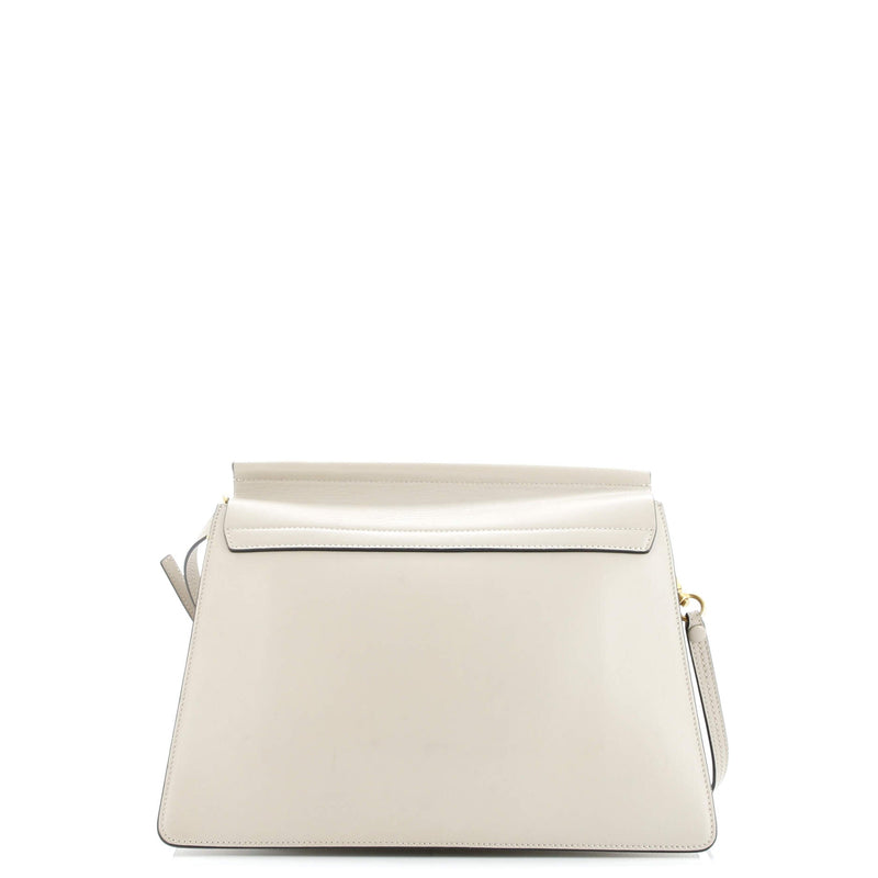 Faye Shoulder Bag Stitched Suede And