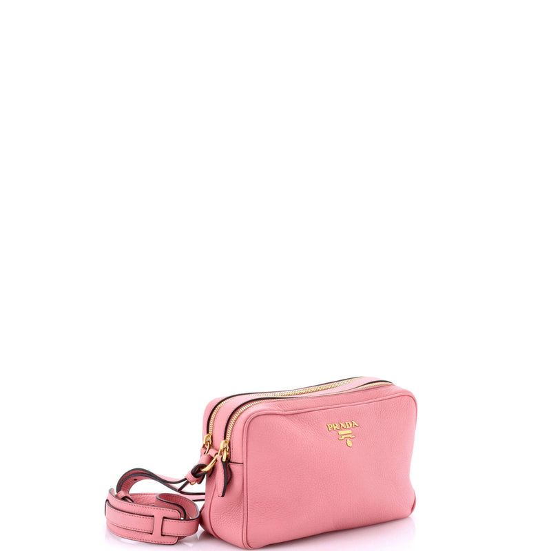 Double Zip Camera Bag Vitello Daino