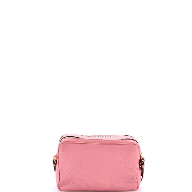 Double Zip Camera Bag Vitello Daino