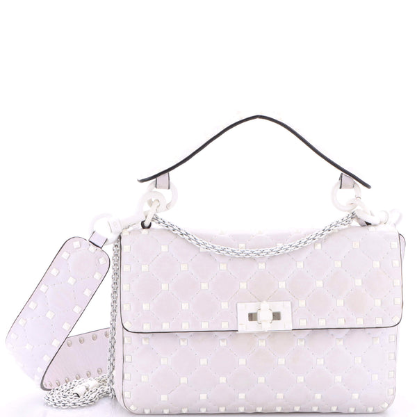 Rockstud Spike.Up Flap Bag Quilted