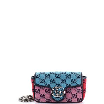 Gg Marmont Flap Bag Diagonal Quilted