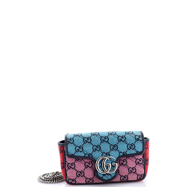 Gg Marmont Flap Bag Diagonal Quilted