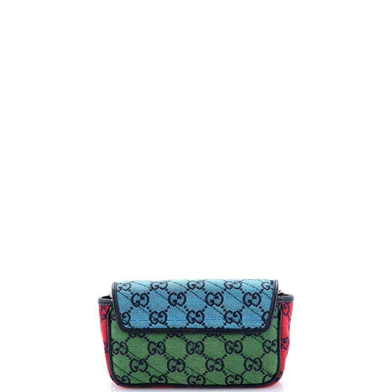 Gg Marmont Flap Bag Diagonal Quilted