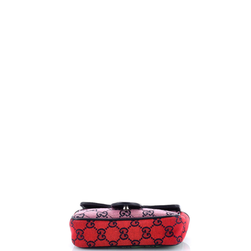 Gg Marmont Flap Bag Diagonal Quilted