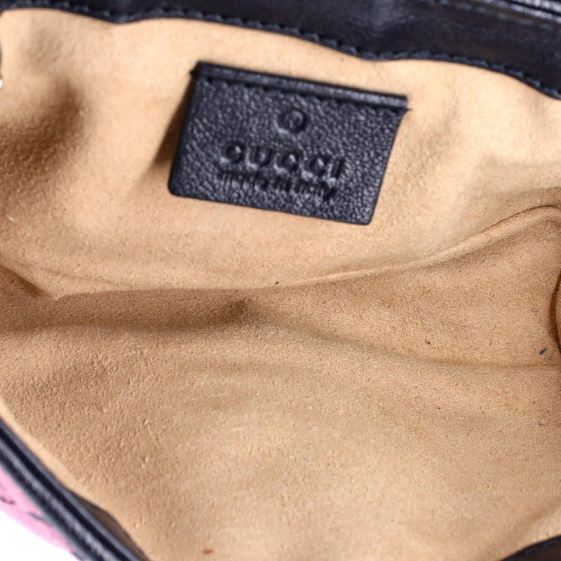Gg Marmont Flap Bag Diagonal Quilted