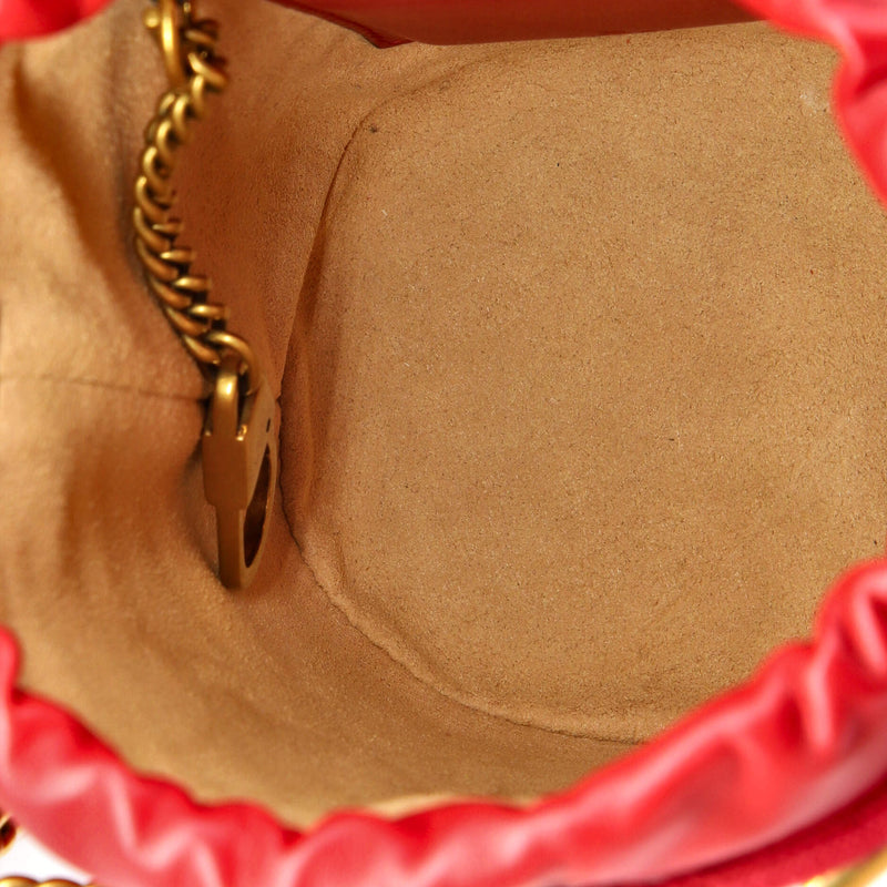 Gg Marmont Bucket Bag Matelasse Leather