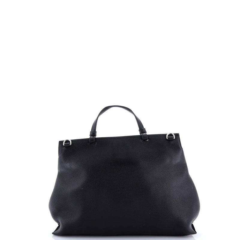 Bamboo Daily Top Handle Bag Leather