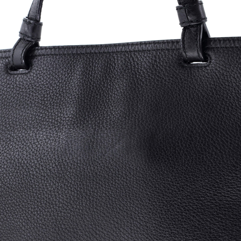 Bamboo Daily Top Handle Bag Leather