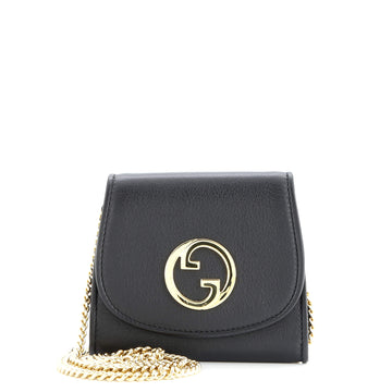 Blondie Nm Wallet On Chain Leather