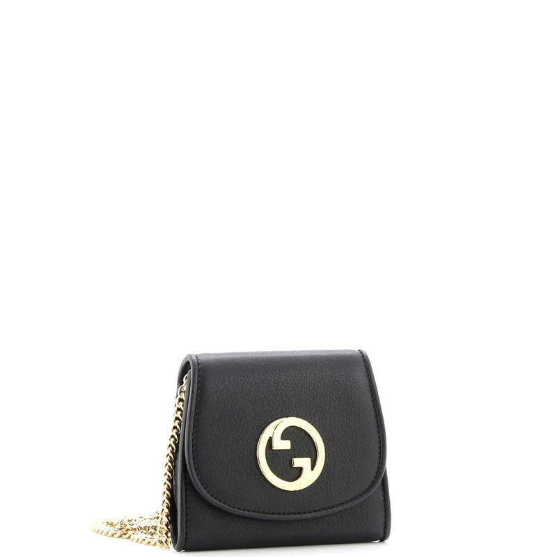 Blondie Nm Wallet On Chain Leather
