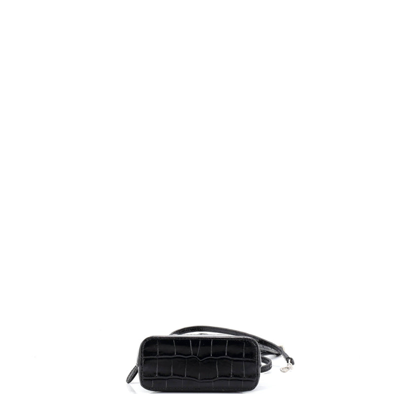 Logo Ville Bag Crocodile Embossed