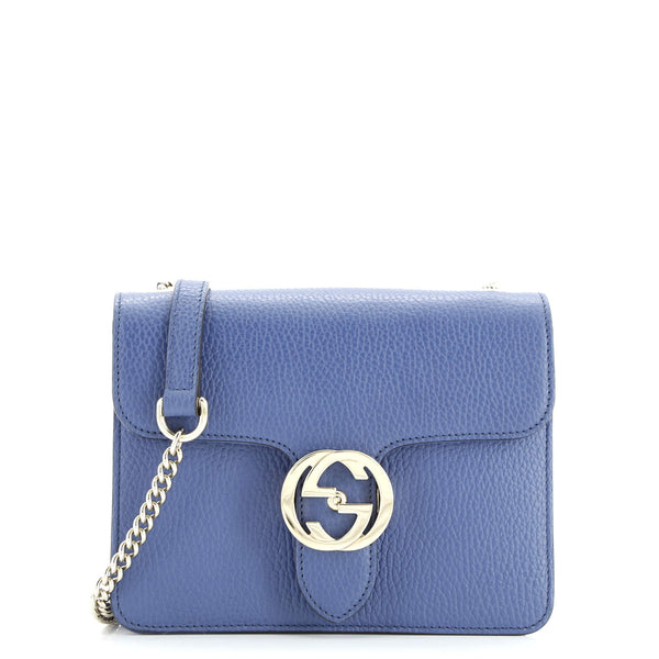 Interlocking Shoulder Bag Leather Small