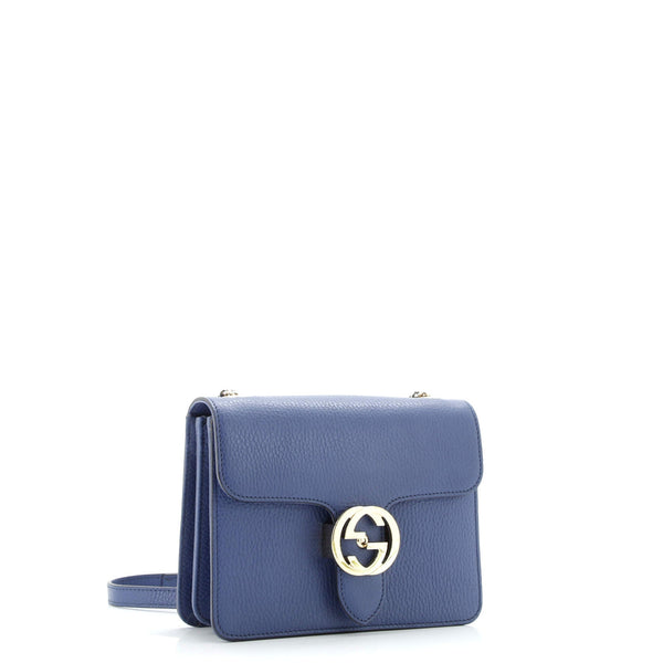 Interlocking Shoulder Bag Leather Small