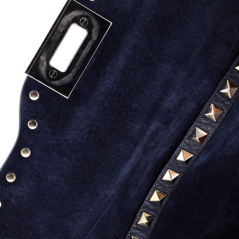 Rockstud Flip Lock Flap Bag Leather