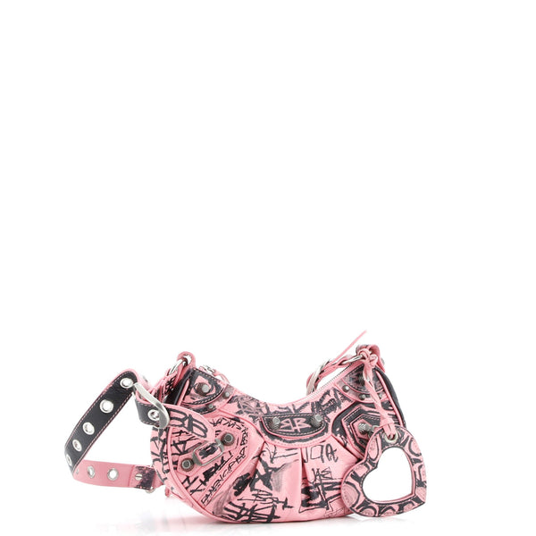 Le Cagole Graffiti Giant Studs Shoulder