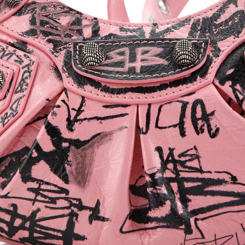 Le Cagole Graffiti Giant Studs Shoulder