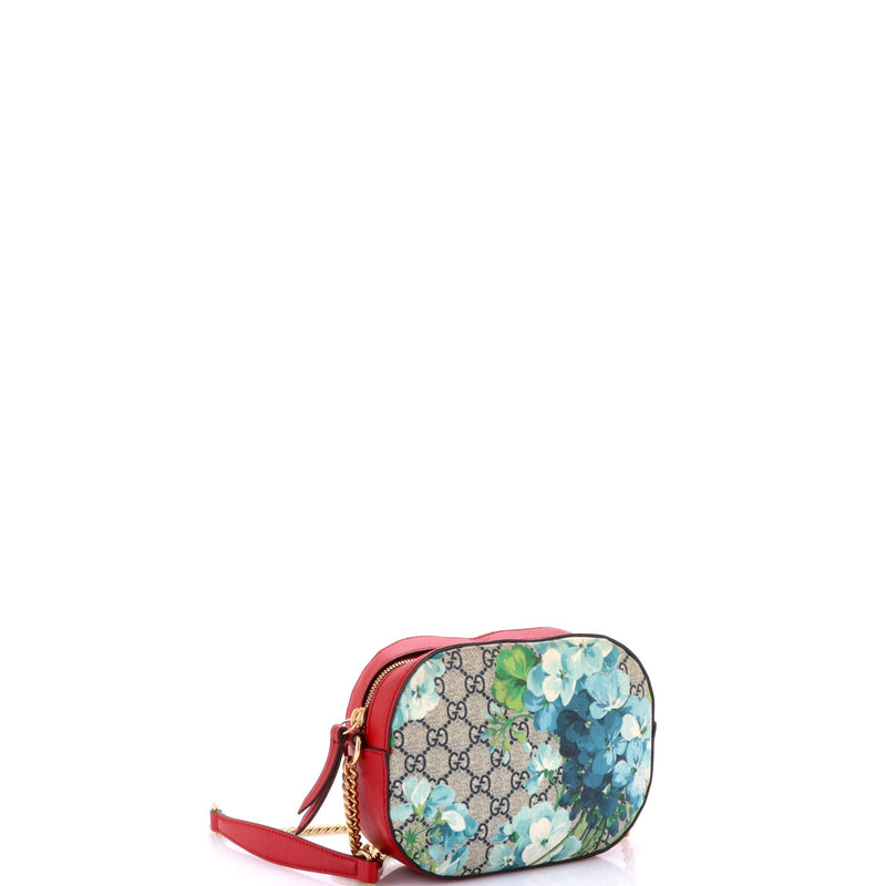 Chain Crossbody Bag Blooms Print Gg