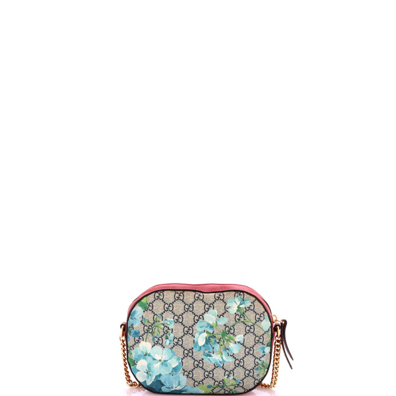 Chain Crossbody Bag Blooms Print Gg