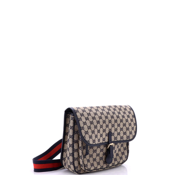 Children's Buckle Web Messenger Bag Gg
