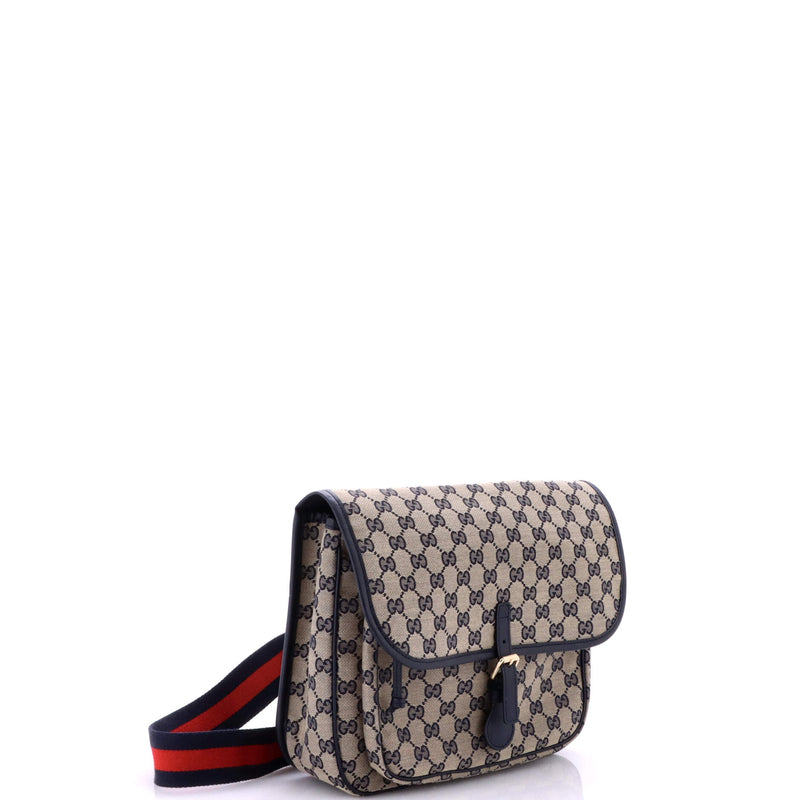 Children's Buckle Web Messenger Bag Gg