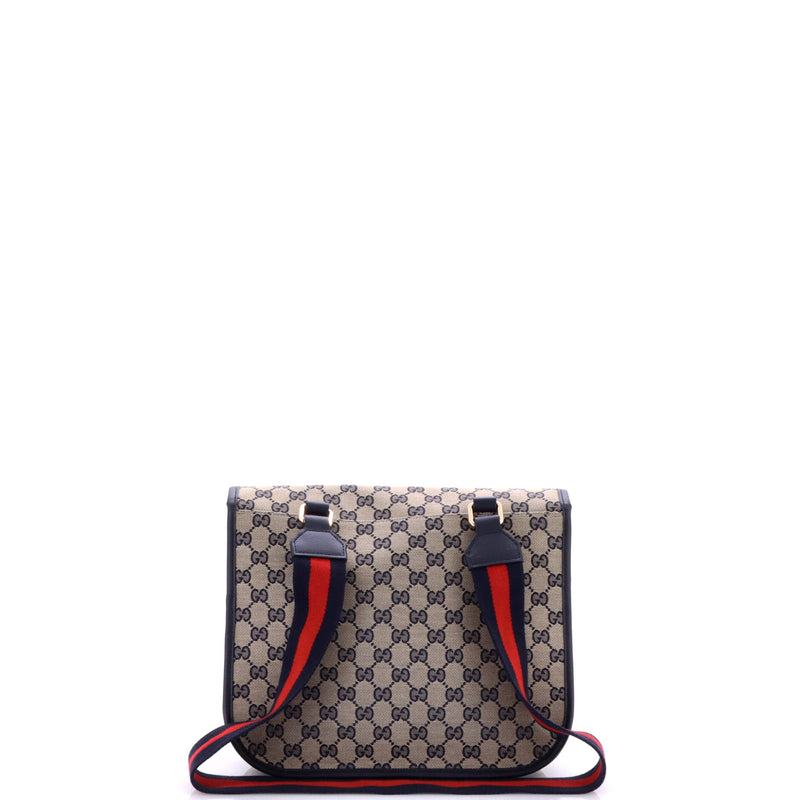 Children's Buckle Web Messenger Bag Gg