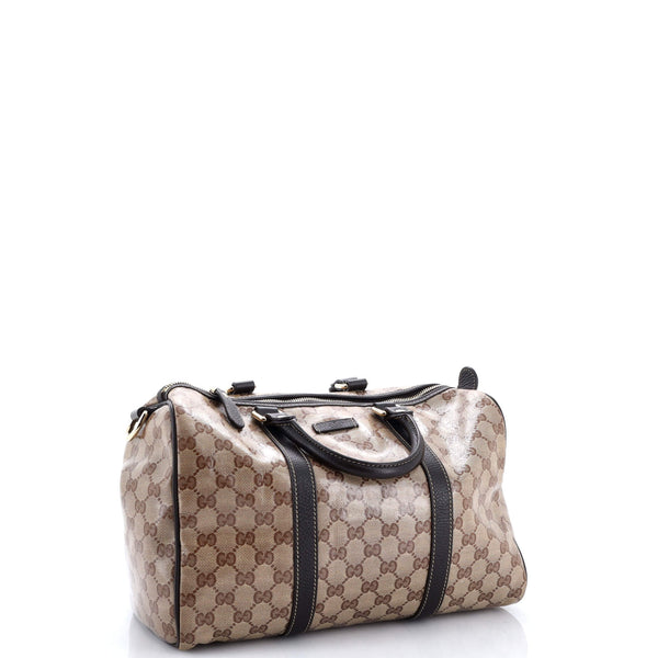 Joy Boston Bag Gg Coated Canvas Medium