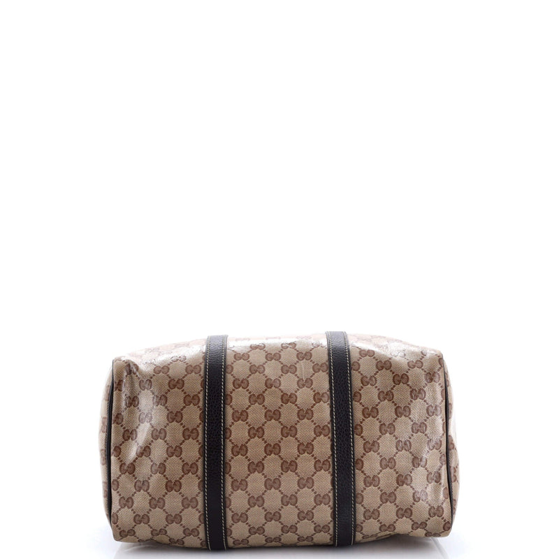 Joy Boston Bag Gg Coated Canvas Medium