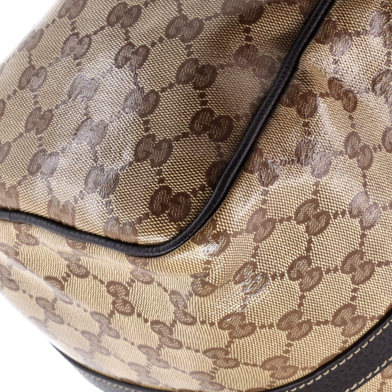 Joy Boston Bag Gg Coated Canvas Medium