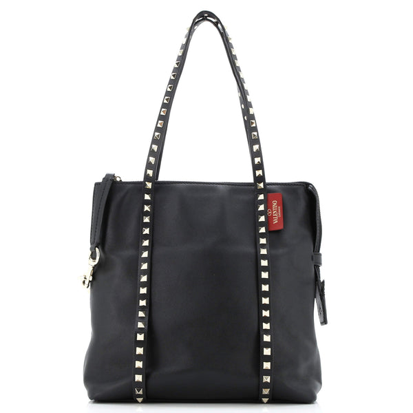 Rockstud Belted Tote Soft Leather Medium