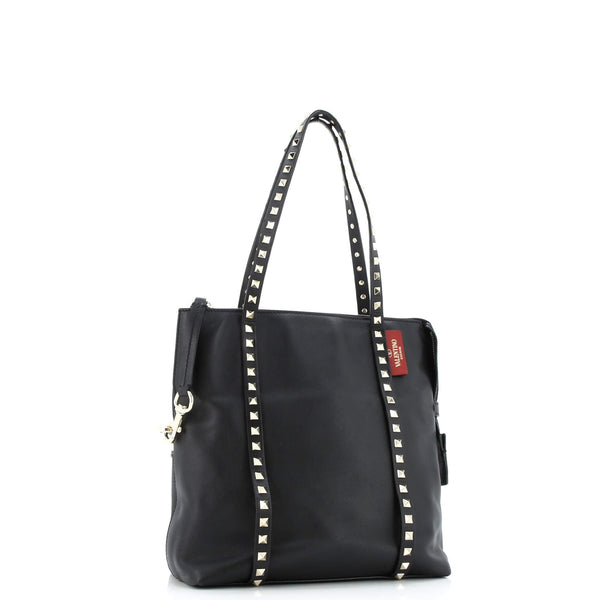 Rockstud Belted Tote Soft Leather Medium