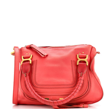 Marcie Satchel Leather Medium