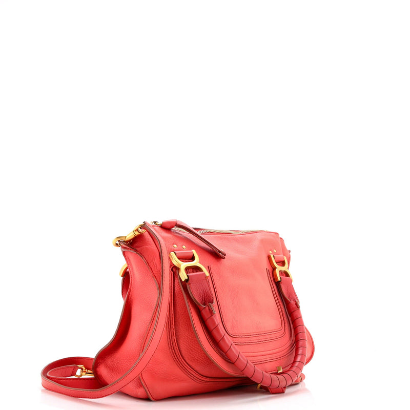 Marcie Satchel Leather Medium