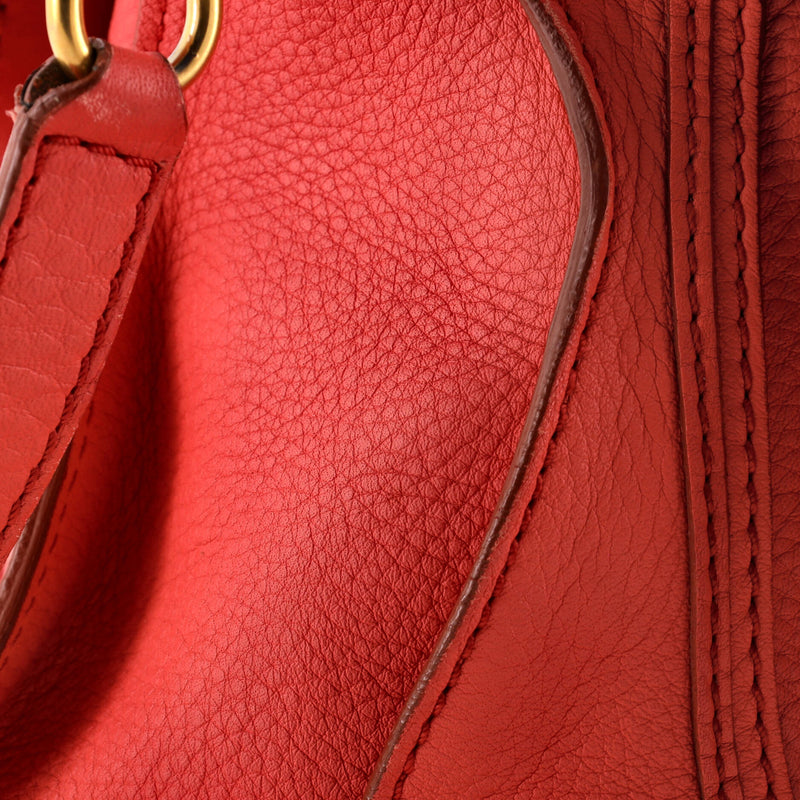 Marcie Satchel Leather Medium